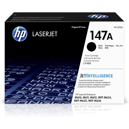 Toner HP LaserJet 147A Negro 10500 páginas (W1470A)