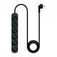 Regleta Nanocable 6xSchuko 1.4m Negra(10.37.0006-NS-BK)