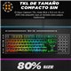 Teclado Gaming G-LAB Usb RGB (KEYZ-CAESIUMTKL/SP)