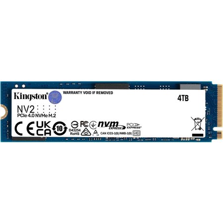 SSD Kingston NV2 4Tb M.2 NVMe PCIe 4.0 (SNV2S/4000G)