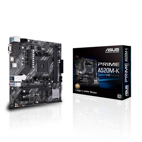 ASUS PRIME A520M-K:(AM4) 2DDR4 HDMI MATX