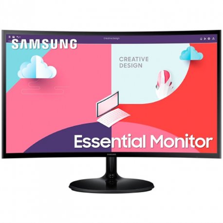 MONITOR SAMSUNG ESSENTIAL S3 24 CURVO LED FULL HD HDMI + VGA