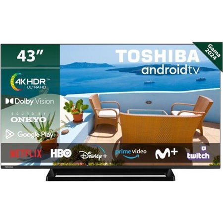 TELEVISOR LED TOSHIBA 43 4K UHD USB SMART TV ANDROID WIFI BLUETOOTH