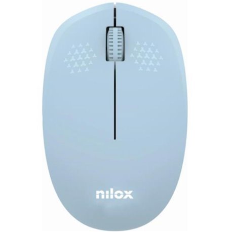 Ratón NILOX Wireless 1000dpi Azul Claro (NXMOWI4012)