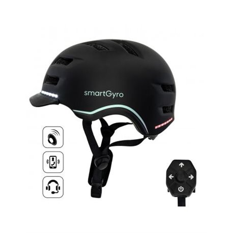 Casco SmartGyro Helmet Pro Tamaño L Negro (SG27-252)