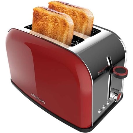 Tostador CECOTEC Toastin time 850 Red Lite(04838)