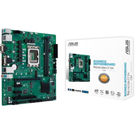 ASUS PRIME H610M-A-CSM: (1700) 2DDR4 HDMI VGA DP mATX