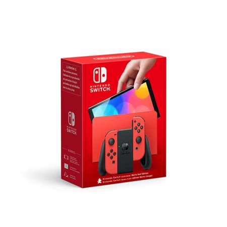 Consola Nintendo Switch OLED 7" Táctil Rojo (10011772)