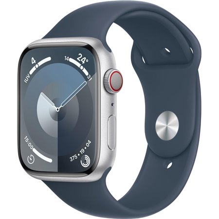 Apple Watch S9 GPS 4G 45mm Plata Corr.Plata (MRMG3QL/A)