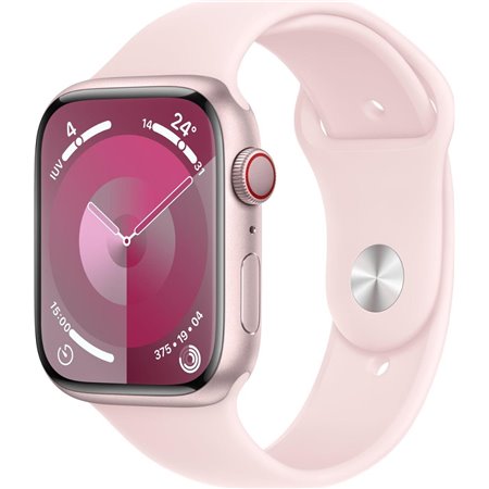 Apple Watch S9 GPS 4G 45mm Rosa Correa Rosa (MRMK3QL/A)