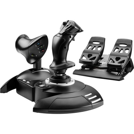 Joystick+Pedales Thrustmaster PC XBox Negro (4460211)