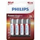 Pilas PHILIPS AA Alcalinas 1.5V Pack 4 (LR6P4B/10)