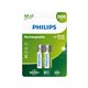 Pack 2 Pilas Philips AA Recargables 1.2V (R6B2A260/10)