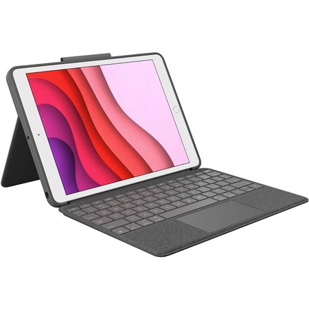 Funda con Teclado LOGITECH iPad 10.2" Gris (920-009627)