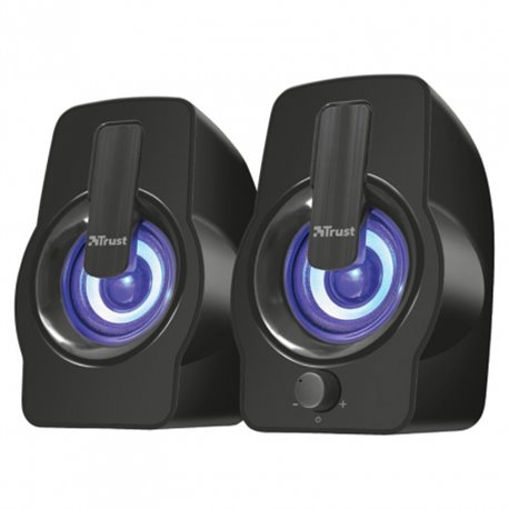 Altavoces Trust Gemi 2.0 6W LED RGB Negros (22948)