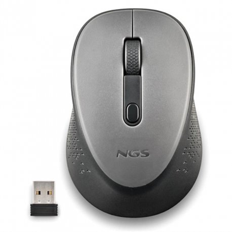 Raton NGS Dew Gray Wireless 1600dpi Gris (DEWGRAY)