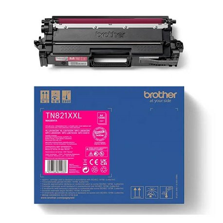 Toner BROTHER XXL Magenta 12000 páginas (821XXLM)