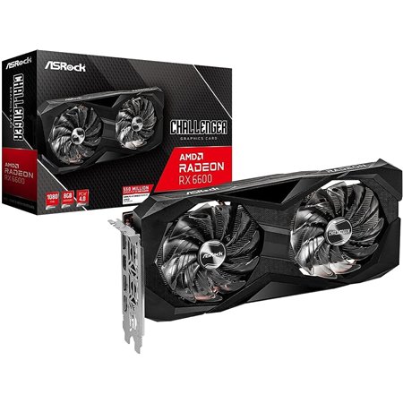 Asrock Challenger AMD Radeon RX 6600 D 8GB GDDR6