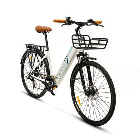 Bicicleta Eléctrica SmartGyro Sunset Blanca (SG27-385)