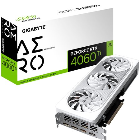 Gigabyte GeForce RTX 4060 Ti AERO OC 8G NVIDIA 8 GB GDDR6