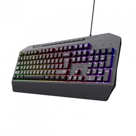 Teclado Gaming Trust GTX836 Evocx RGB USB Negro (24998)