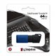 Pendrive Kingston 64Gb USB-A 3.2 Negro/Azul (DTXM/64GB)