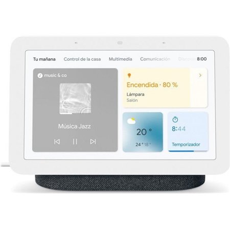 Google Nest Hub ES 7" WiFi Carbón 2ª Gen. (GA01892-IT)