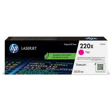 Toner HP LaserJet 220X Magenta 5500 páginas (W2203X)