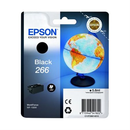 Tinta Epson 266 Negro 5.8ml 250 páginas (C13T26614010)