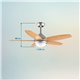 Ventilador Techo CECOTEC EnergySilence Aero 495 (05896)