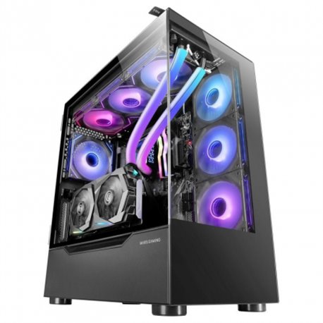 Caja Mars Gaming XXL S/F E-ATX ATX mATX Negra (MC-ULT)